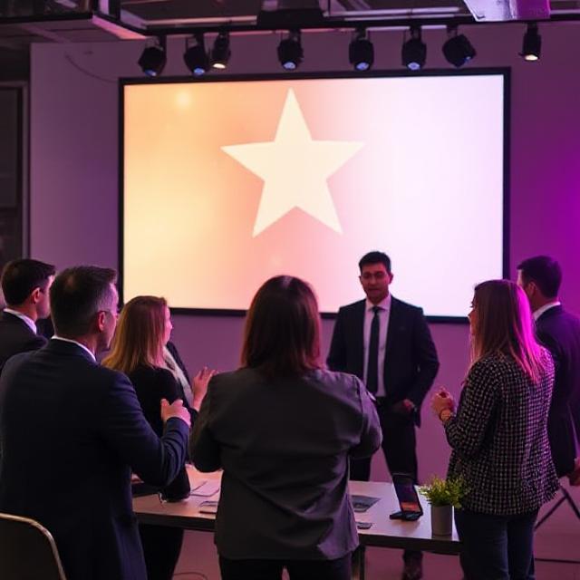 Star Galaxy Media personel planning a brand launch